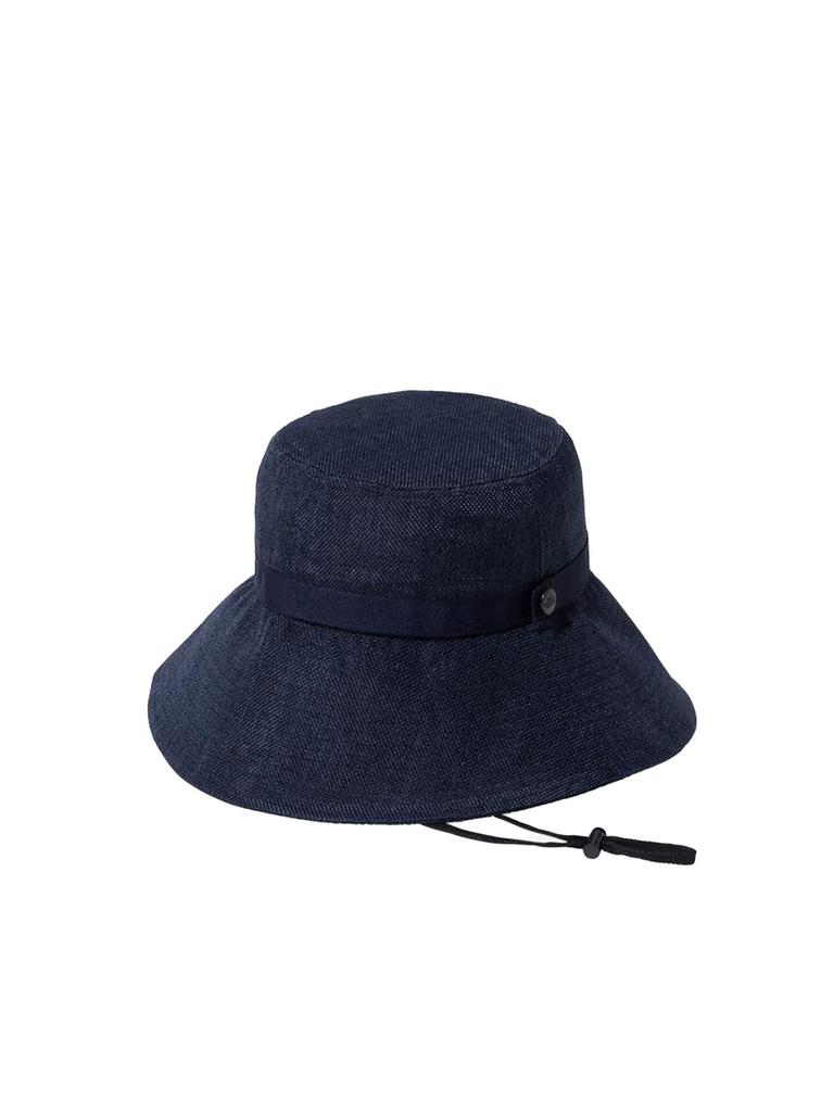 The North Face Hike Broom Removable Chin Cosmic Size M Hat, Unisex, Straw, Compact, Washable, Strap, Blue,