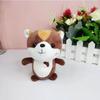 Plush Whimsical Squirrel Keychain Cartoon Animal Design For Bags Gifts Keychains And