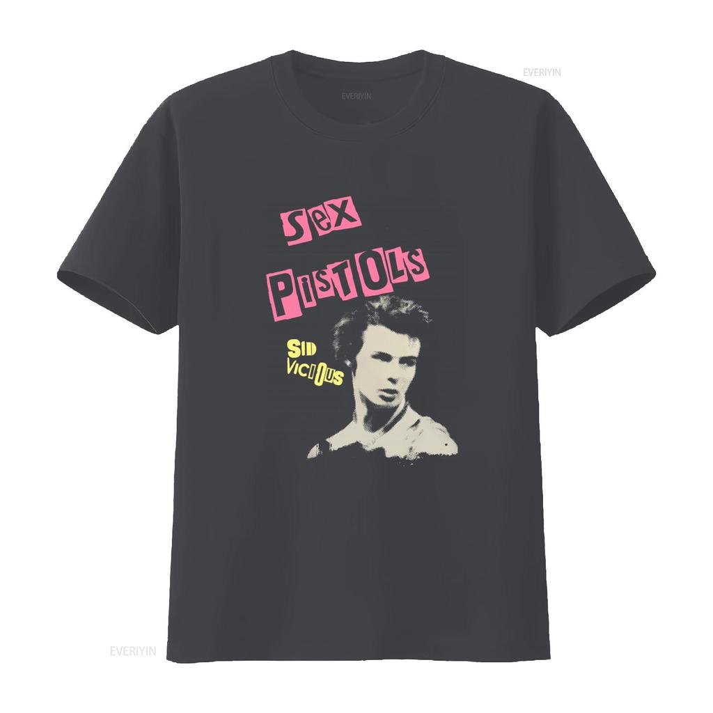 Sex Pistols Sid Vicious Punk Rock Music Y2k Style Adult XL T Shirt vintage Washed Stylish homme designer clothes Versatile