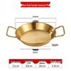 Корейская тарелка для морепродуктов Yunduo из нержавеющей стали