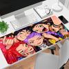 1Pc Colorful Friendship Celebration Gaming Mouse Pad Keyboard Desk Mat Non-slip Rubber Lock Edge Waterproof Computer Mousepad for Office Home Decor S1