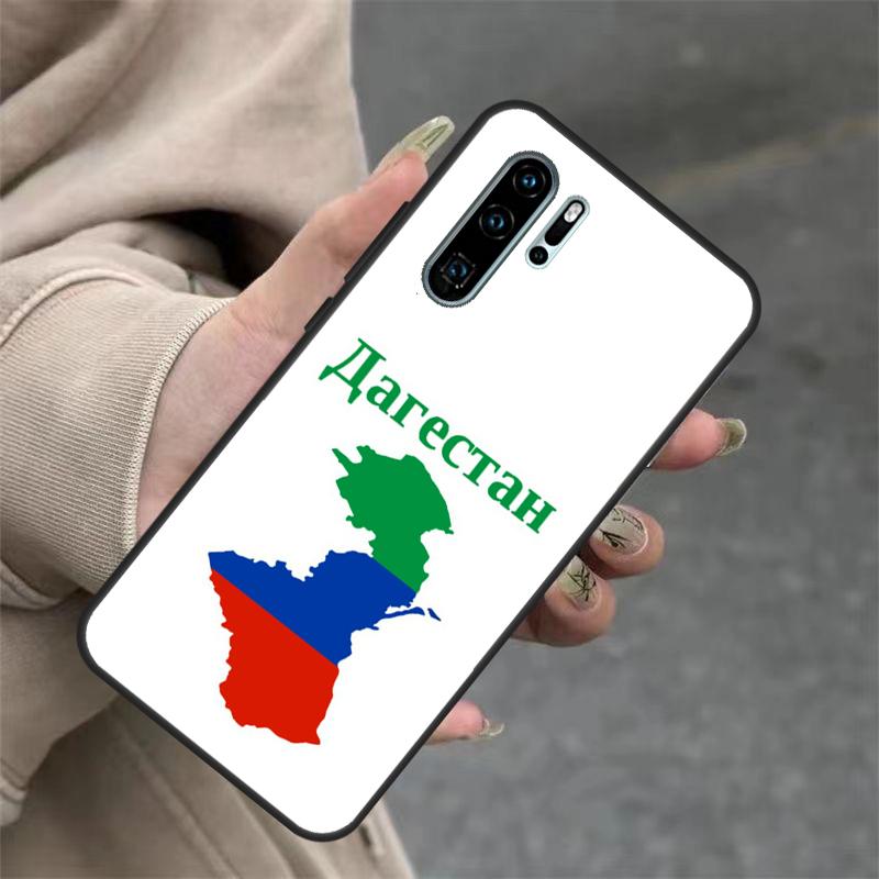 Чехол с флагом и гербом Дагестана для Huawei P40 Lite P20 P30 Nova 11 Pro 9 10 SE 3i 7i 11i 5T Y60 Y61 Y70 Y90 Y91