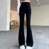 Женские повседневные универсальные брюки Shark Pants Slim Butt Lift с высокой эластичной резинкой, расклешенные брюки с высокой талией, облегающие леггинсы для живота