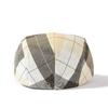 Colorful Plaid Dot Beret Checkered Pattern Retro Painter Hat Personality Forward Cap  Ladies
