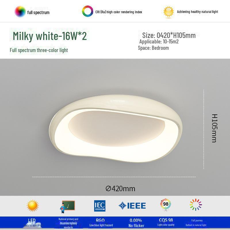 Потолочный светильник Modern Nordic Cream 2024 для минималистских спален