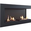 Wall Mounted Bioethanol Fireplace DELTA 900 TÜV Right-sided