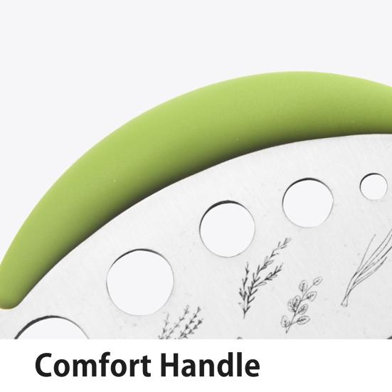 2-in-1 Herb Stripper & Cutter Stainless Steel 7-Hole Adjustable Kitchen Herbs Leaf Stripping Tool for Thyme Rosemary Basil Dishwasher-Safe Precision