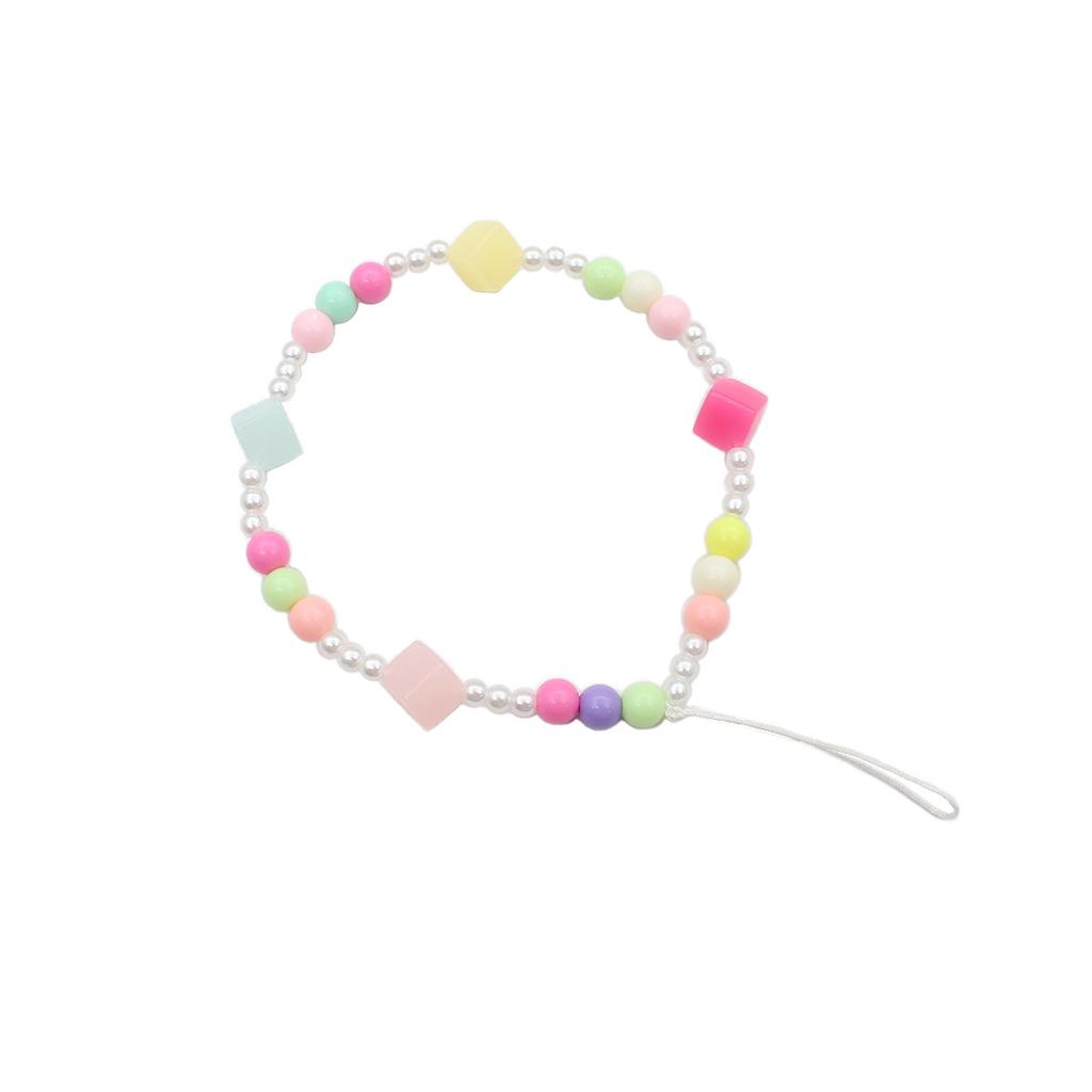 Симпатичная короткая подвеска для мобильного телефона в виде смайлика в виде звезды из мягкой глины разных цветов, бисер, ювелирное изделие.