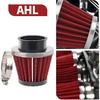 AHL Red 42Mm Universal Air Filter Fit For Pod / 150Cc-250Cc Motorcycle Scooter ATV Dirt Bike/50Cc 70Cc 90Cc 110Cc 125Cc Coolster Tao Tao Sunl/Quad Go