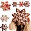 2042Cm Cartoon Christmas Snowflake Plush Toy Pillow Classic Soft Winter Snow Plush Toy Home Decor Christmas Gift For Children