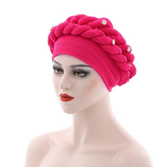 Simple All Match Accessory Hat Lightweight Twist Headwrap for Party EMA