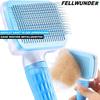 FELLWUNDER Pet Brush Dog Brush Cat Brush Fur Brush Self-cleaning