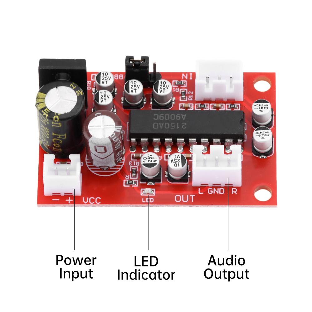 DC 5V-24V JRC2150 Плата темброблока Предусилитель BBE Возбудитель звука Усиливает высокие частоты, бас, чистоту NJM2150 Регулируемая версия Стабильное напряжение