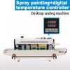 220 В Автоматическая электрическая машина для запайки пакетов Упаковщик пищевых продуктов Настольная запаечная машина Запайщик непрерывного нагрева для пластиковых пакетов