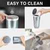 with Lid Car Trash Bin Can Mini Car Interior Rubbish Bag Bucket Auto Dust Organizer  for Auto