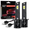2 шт. Светодиодные лампы для фар H1 Turbo Lamps Мини 30000 лм 60 Вт 16-ядерные чипы CSP Сверхяркие Противотуманные фары для автомобиля 12 В 6500 К Белый Автомобильная фара