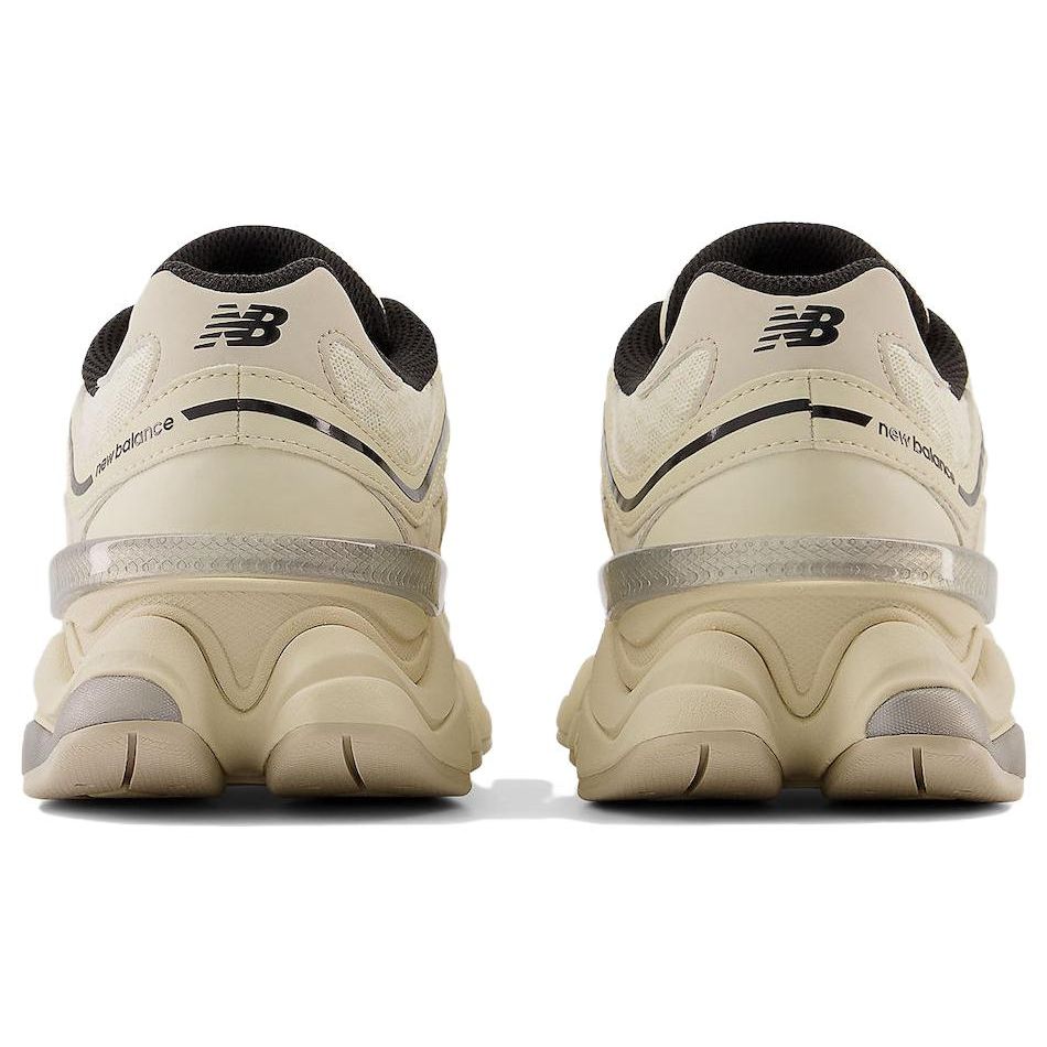 New Balance 9060 Черные кроссовки унисекс Turtledove кремово-серебристый металлик U9060DUA