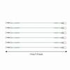 100PCS Steel Wire Leaders with Snaps Leader Wire Portable Fishing Wire Leaders  Fishing Accessories