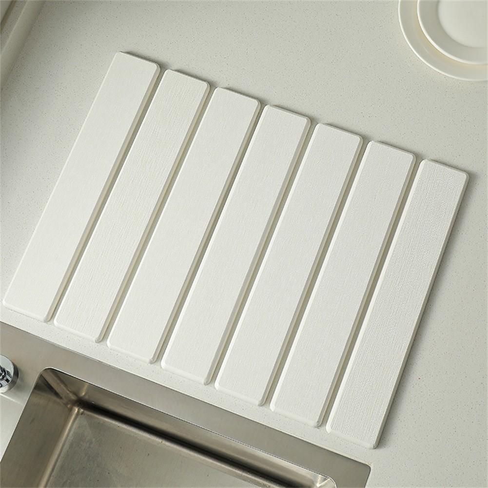 Dish Drying Mat 40x30cm with Super Absorbent Diatomaceous Material