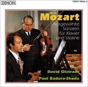 CD ОЙСТРАХ (ДЭЙВИД), МОЦАРТ; BADURA-SK - Моцарт: Коллекция скрипичных сонат COCO705434 Япония Классика Б/У