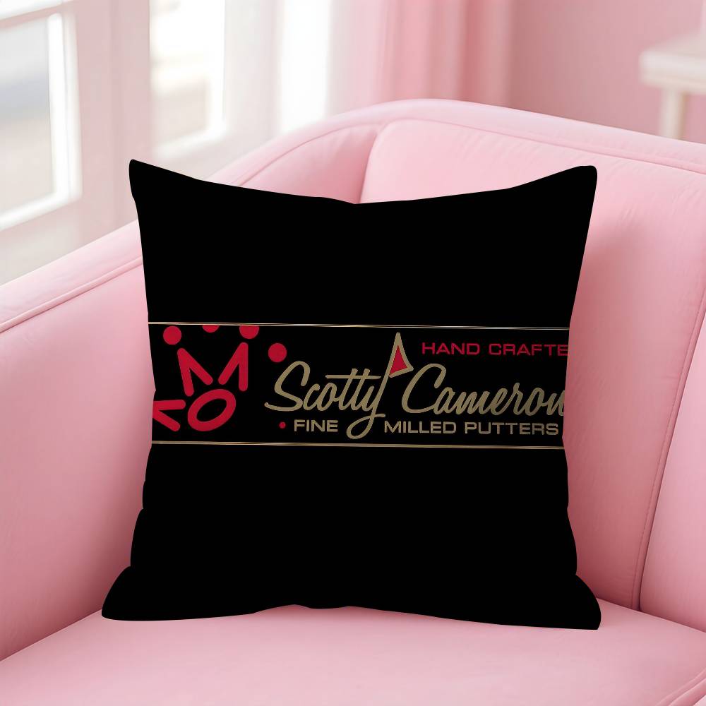 SScotty CCameron Maple Design Cushion Cover Happy Autumn Harvest Decor Holiday Decorati Pillow Cover