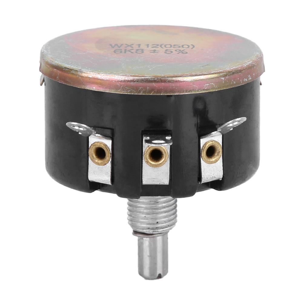 WX112(050) 6.8K 5W однооборотный винтовой резьбовой вращающийся проволочный потенциометр