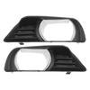 ABSOPRO Left and Right Side Fog Lamp Grille Cover Part Numbers Compatible with Toyota Camry 2007 2008 1 Pair Trim, 5212706040/5212806040, 2009, Black,