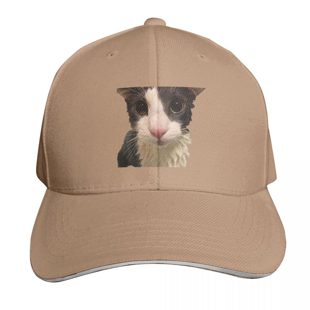 Soggy Cat Baseball Cap funny hat Rugby western Hat Fishing cap Womens  Unisexs