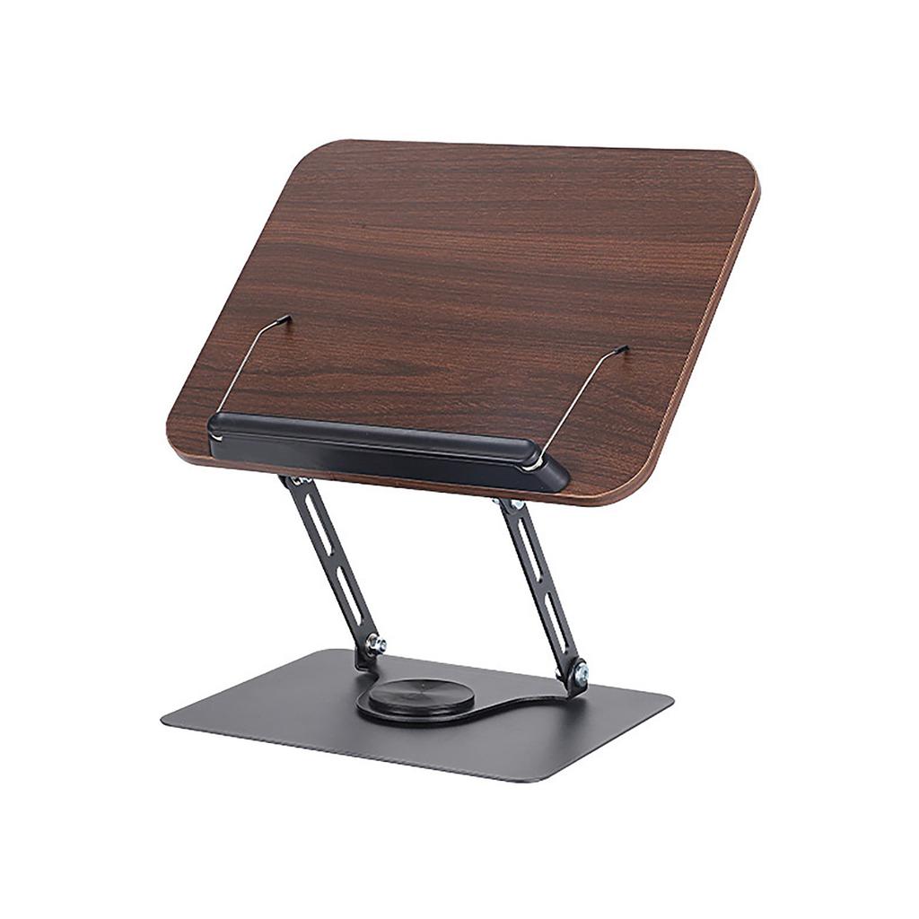 Полка для чтения книг, подставка для компьютера, регулируемая по высоте и углу наклона, вращающееся на 360° основание, складная и портативная