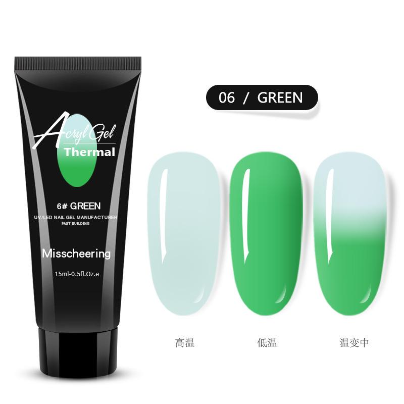 Nail Art Термостойкий Кристаллический Клей для Наращивания, Крем Для Быстрого Наращивания Ногтей, Твердый Кристаллический Клей Без Бумаги 15 Мл