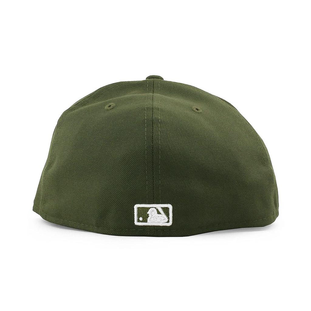 (Новая эра) New York Yankees 59FIFTY [MLB 2T TEAM-BASIC FITTED CAP] NEW ERA NEW YORK YANKEES Оливковый OLIVE Высшая лига 5950 (7-58 (приблизительно. 60,6 см))