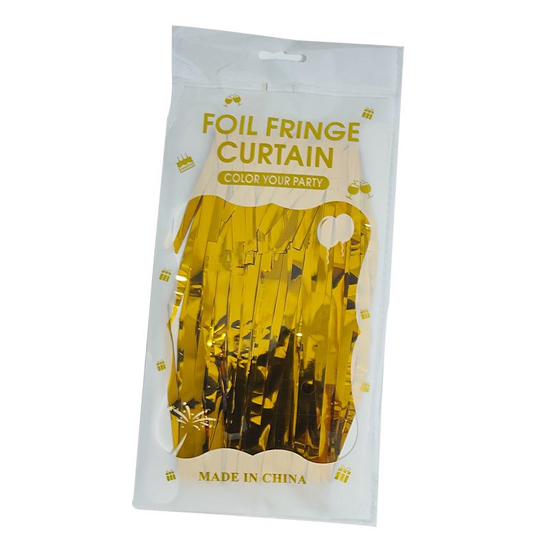 2x1m Children's Party Wedding New Year Laser Rain Silk Door Curtain Decoration