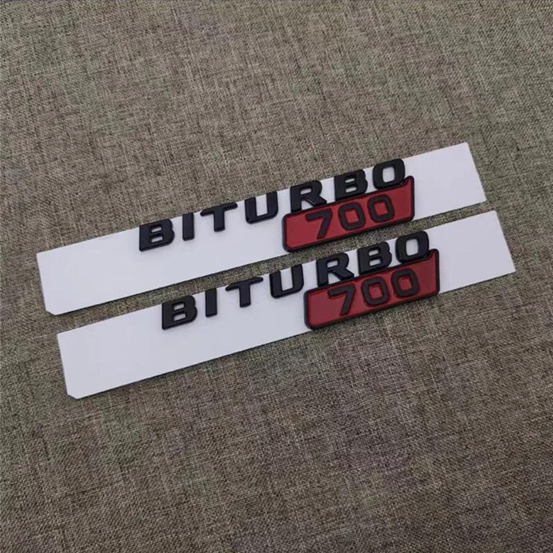 Автомобильные наклейки-эмблемы BITURBO 700 800 900 на крыло, багажник, кузов для Mercedes-Benz Brabus G Class G700 G800 G900 W463