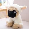 Stuffed Simulation Dogs Plush Sharpei Pug Lovely Puppy Pet Toy Plush Animal Toy Children Kids Birthday Christmas Gifts