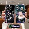 Azur Lane Musashi Прозрачный ТПУ Magsafe Чехол для Мобильного Телефона для iPhone 17 16 15 14 13 12 11 Air Pro Max Plus Mini Цветной Чехол