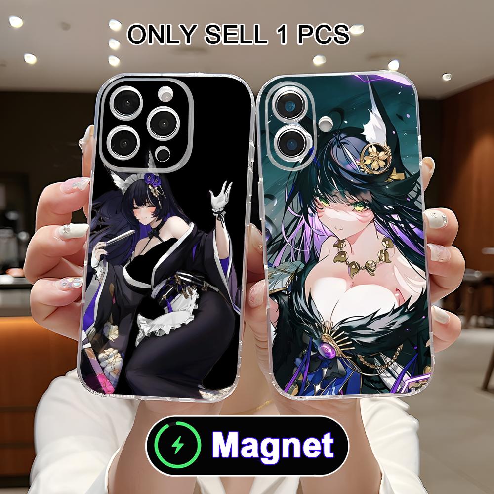 Azur Lane Musashi Прозрачный ТПУ Magsafe Чехол для Мобильного Телефона для iPhone 17 16 15 14 13 12 11 Air Pro Max Plus Mini Цветной Чехол