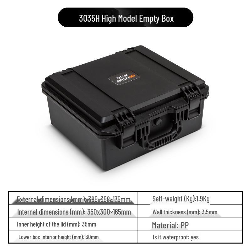 Пластиковый водонепроницаемый ударопрочный защитный бокс для камеры и оборудования