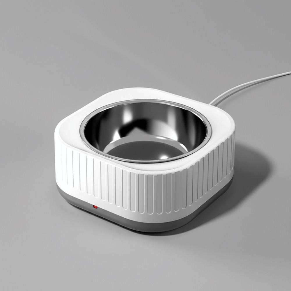 Умная миска для подогрева животных Автоматическая съемная термостатическая поилка для животных Постоянное энергосбережение Диспенсер воды для кошек