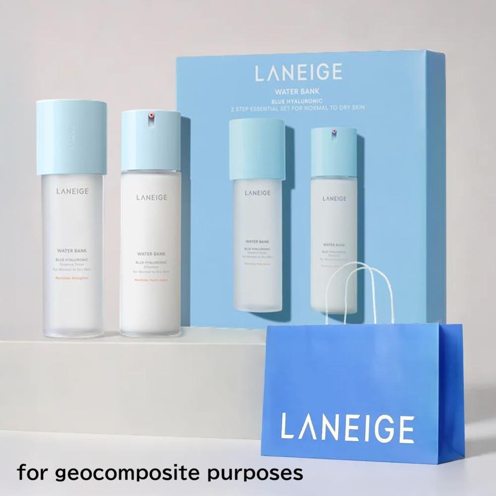 LANEIGE Water Bank Blue Hyaluronic Skincare Set Hydration Toner & Emulsion Set 2type