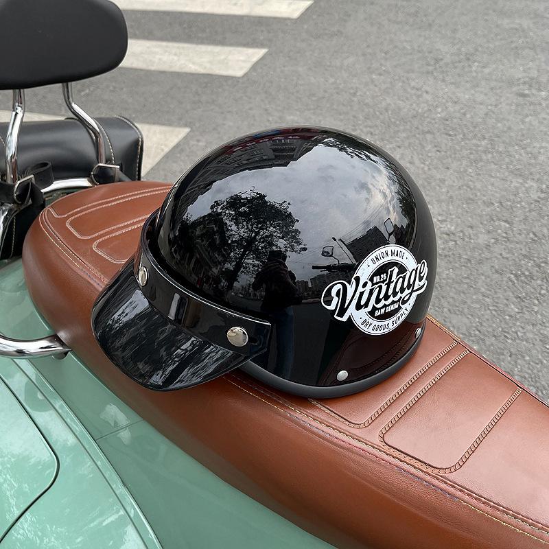 Universal 3C Electric Motorcycle Helmet - National Standard, Summer Sun Protection, Unisex Half Helmet.