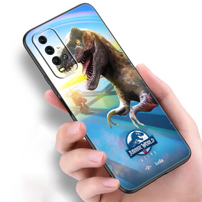 Силиконовый чехол для телефона «Мир Парка Юрского периода» для Xiaomi Redmi Note 11 10 9 8 Pro 11T 10T 10S 9S 8T 9 9A 9C 9T, черный мягкий чехол