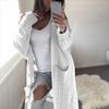 Women Casual Knitted Long Sleeve Cardigan Sweater Coat with Pockets Fashion Outerwear