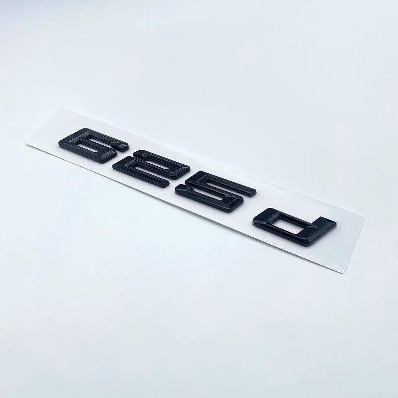New Numbers Letters 620d 625d 628d 630d 635d 640d 645d 650d ABS Emblem for BMW 6 Series Car Trunk E63 E64 F06 F12 Logo Sticker