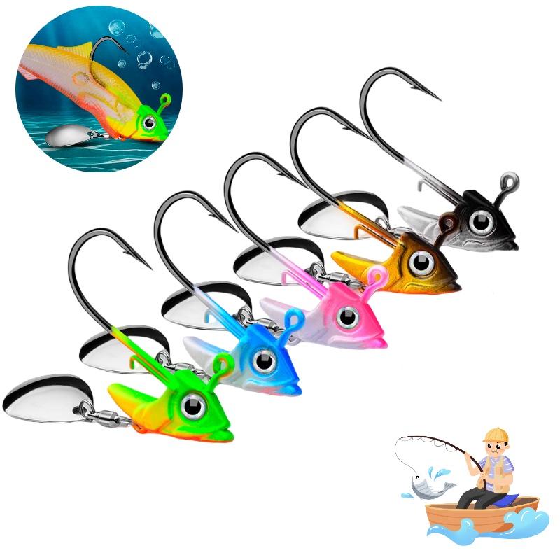 Proberos Jig018 Рыболовная приманка с джиг-головкой и мягкой рыбой Вес 7 г 10 г 15 г Идеально подходит для донной рыбалки в Северной Америке