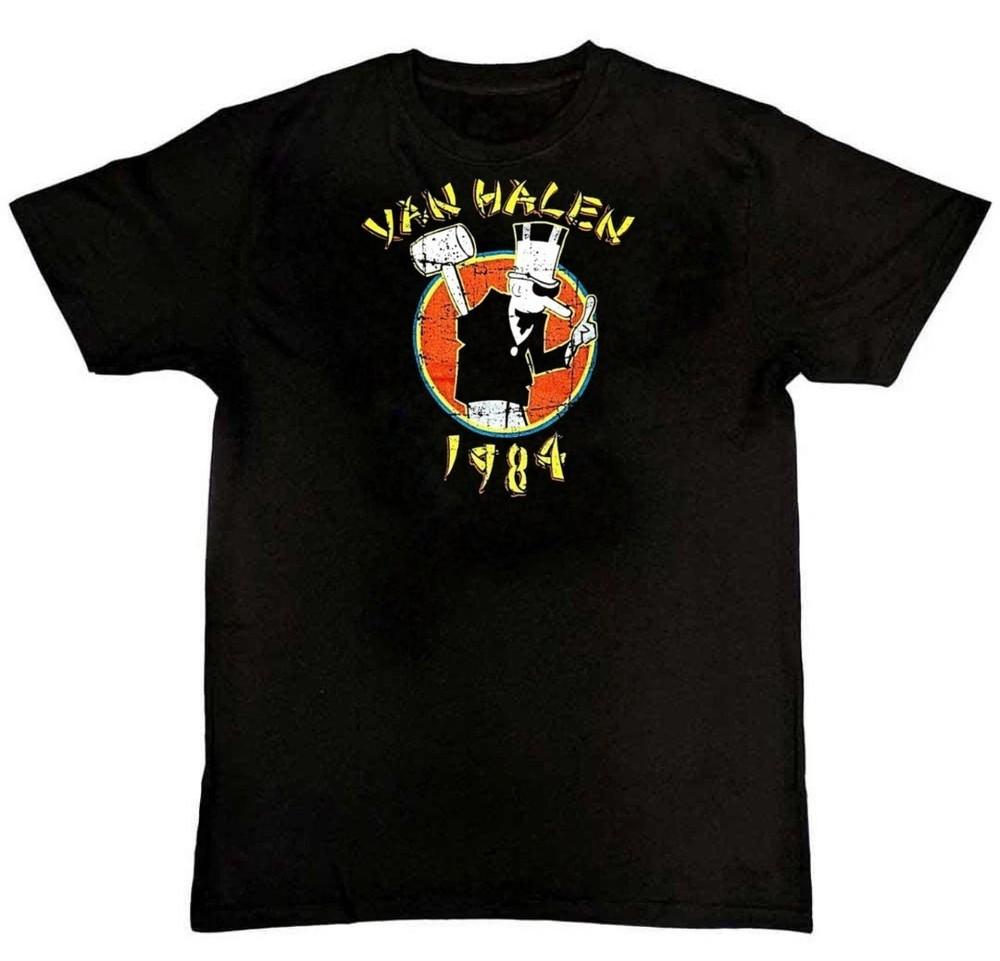 VAN HALEN Потертая Классический Рок Хэви-метал Унисекс Футболка S M L XL 2 3 4 XL Унисекс Футболка