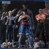 30 см Аниме Фигурка Действия One Piece Ророноа Зоро Винсмоук Санджи Поза Стенда ПВХ Статуэтка Модель Коллекция Игрушка для Мальчика Подарки