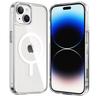 Case - Phonillico® - iPhone 15 - Soft Silicone - Magnetic Circle - Wireless Charging