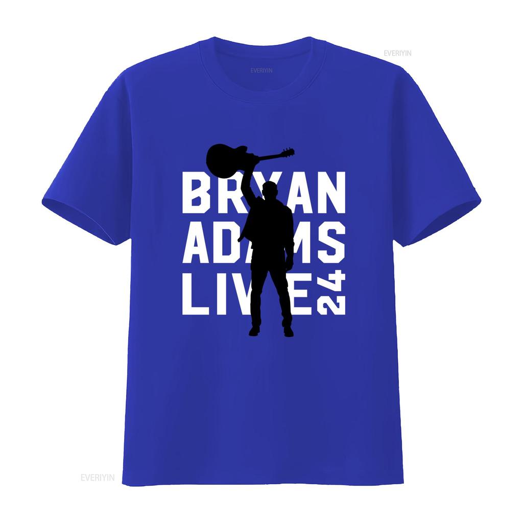 Bryan Adams Live Tour 2024 2025 Aop 3d T Shirt For Concert Fans Vintage Breathable Casual Graphic Stretched Unisex Homme