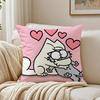 Humorous And Funny Style SSimons Cat Cushion Cover Pillowcase Antidustmite living Room Sofa Decor Cushion Room