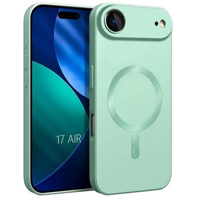 Защитный чехол - E.F.Connection - для iPhone Air - Мягкий силикон с магнитным кольцом Зеленый